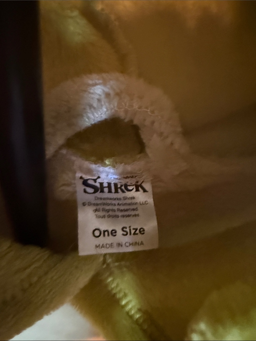 Shrek Hooded Blanket - Picture 3 of 4